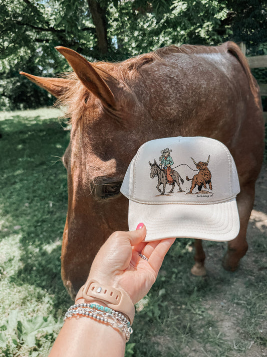 WA ROWDY CAP: TAN