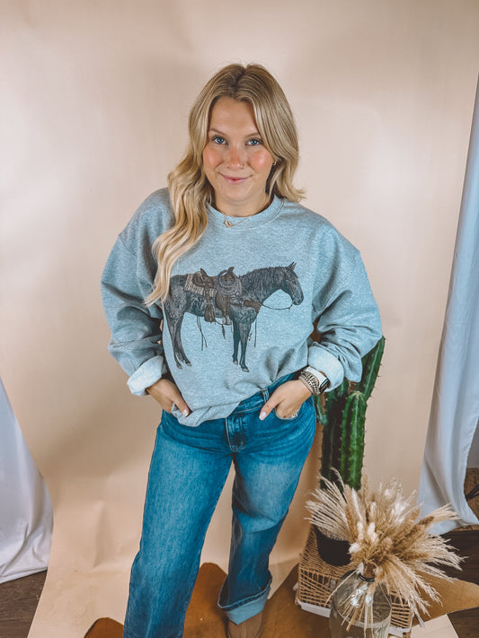Blue Roan Crewneck - 0