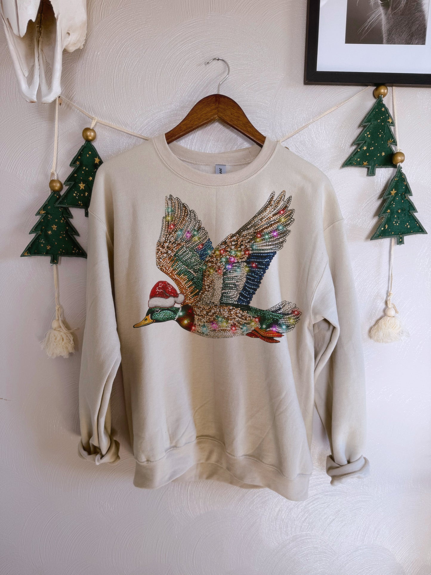 HOLIDAY BEDAZZLED DUCK