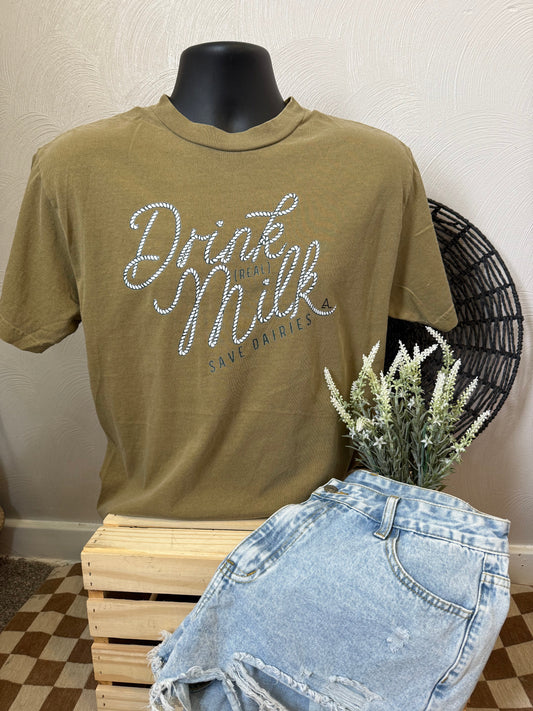 DRINK REAL MILK: TEE