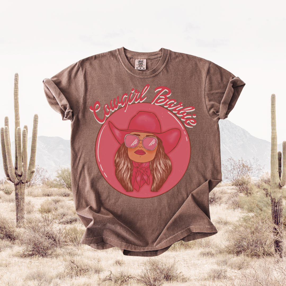 Cowgirl Barbie tee
