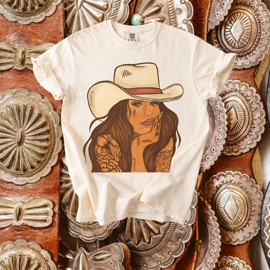 Waitin On a Cowboy Tee