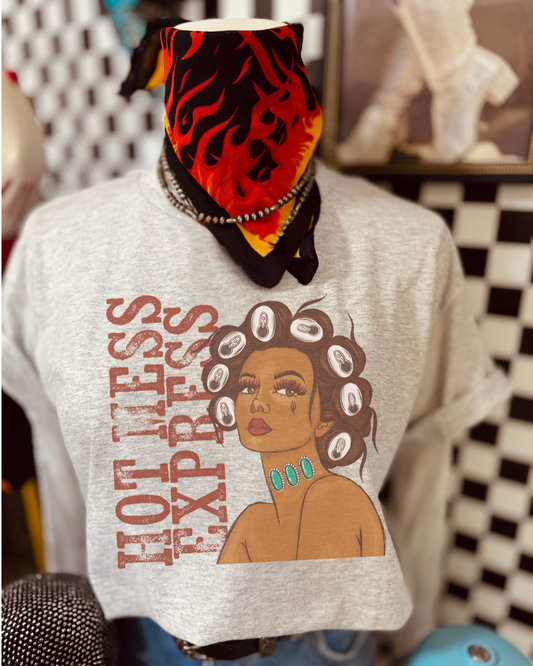 Hot mess express sublimation tee